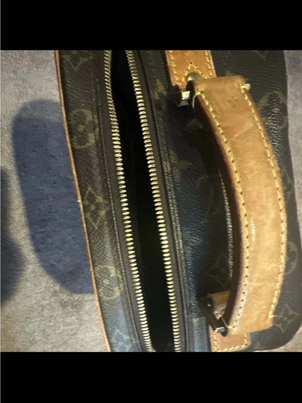 Louis Vuitton Monogram Canvas Dark Brown and Tan Messenger Bag Sac a Dos packall